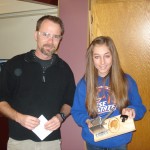 Mackenzie Miller was the first student to complete building her Tech-Explorer catapult. She credited her Dad for introducing her to tools and making her feel confident building projects.